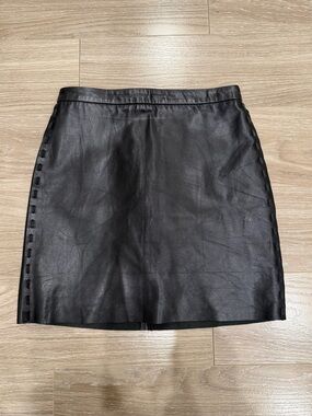 BCBG Maxazria Leather Skirt